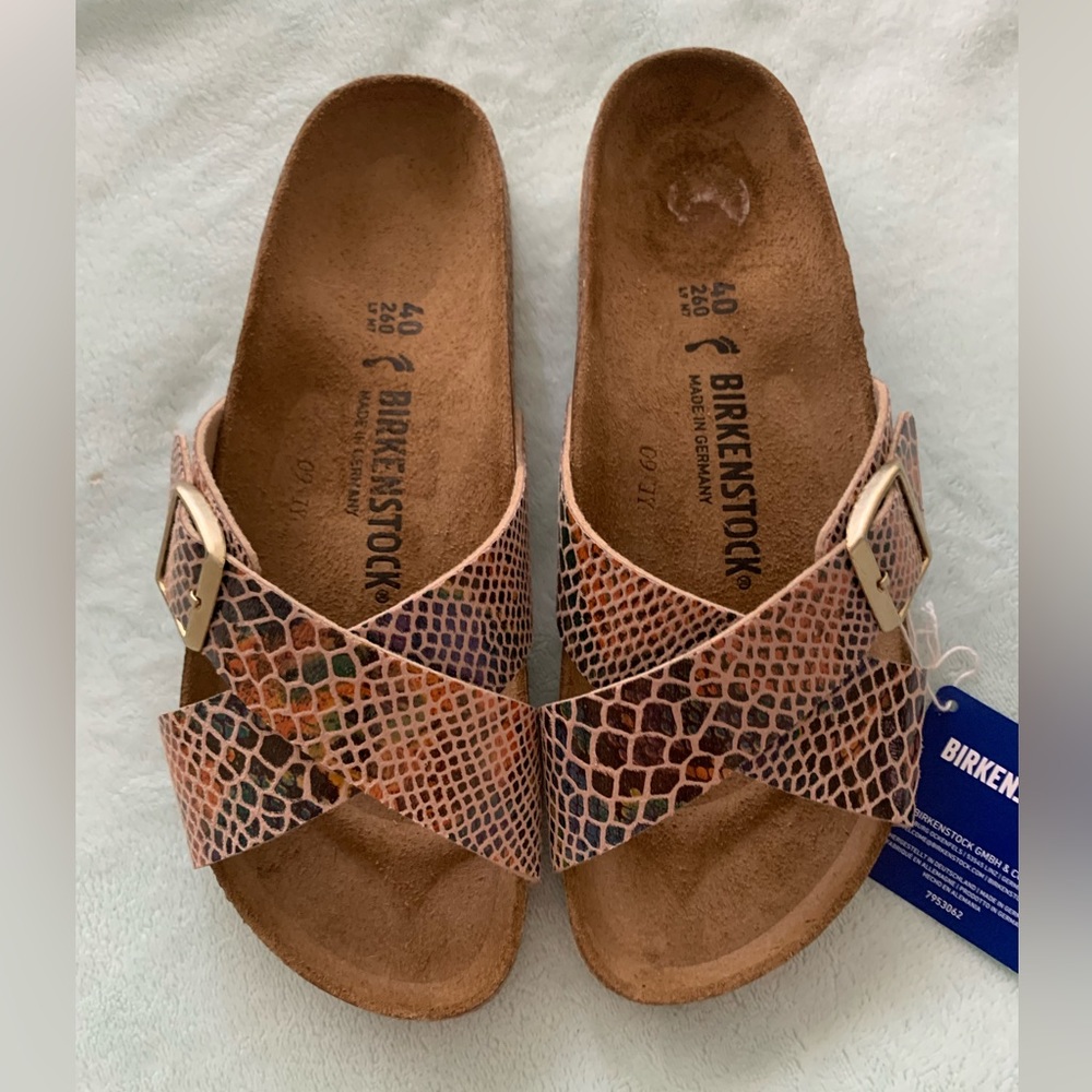 Birkenstock Snakeskin leather Sandals